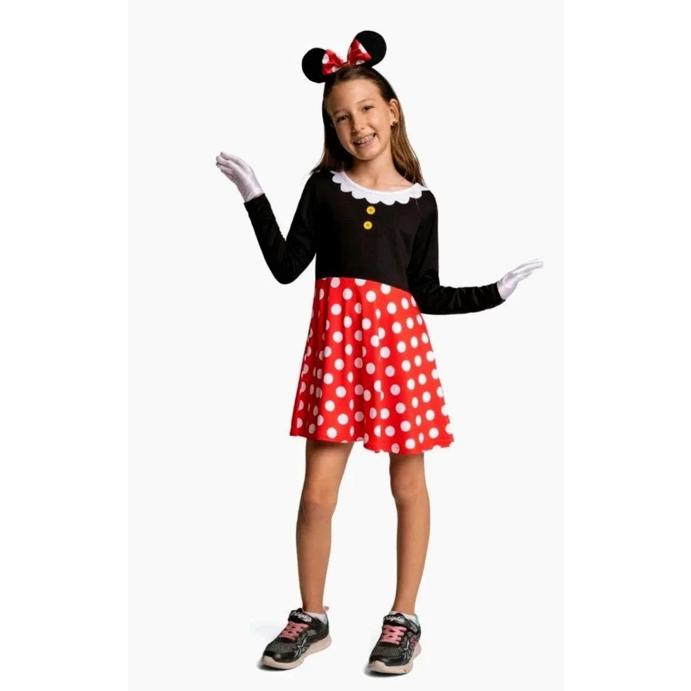 TIPSY ELVES MINNIE MOUSE‎ HALLOWEEN COSTUME  Youth Size XL  NEW WITH TAGS!!
